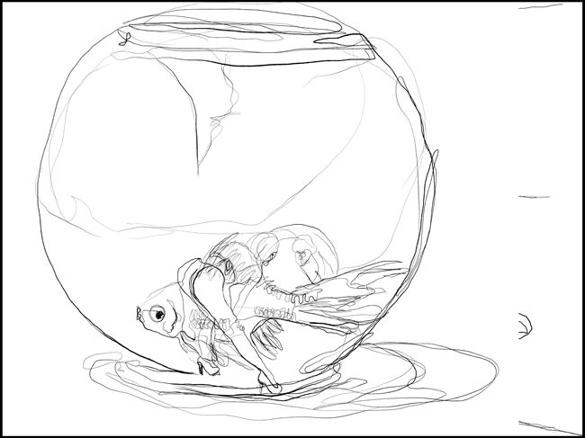#Fishbowl by Matthew Attard contemporary artwork