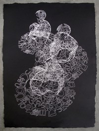 Invisibles II by Jaume Plensa contemporary artwork print