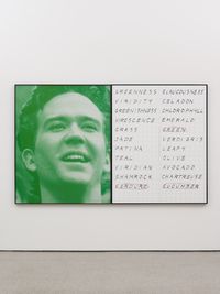 Prima Facie (Fourth State): Green and Et Cetera by John Baldessari contemporary artwork print