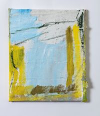 Sky with border by Teelah George contemporary artwork painting, works on paper, sculpture