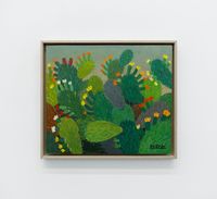 Cactus by Bibi Zogbé contemporary artwork painting