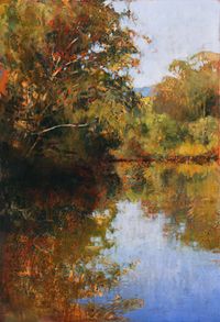 Petrie Creek by A.J. Taylor contemporary artwork painting