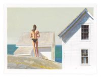 The Outer Shoals by Bo Bartlett contemporary artwork works on paper
