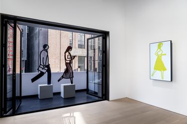 Exhibition view: Julian Opie, Lisson Gallery, Shanghai (7 November 2020–27 February 2021). © Julian Opie. Courtesy Lisson Gallery. Photo: Alessandro Wang.