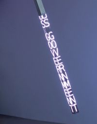 STATEMENT - redacted by Jenny Holzer contemporary artwork sculpture