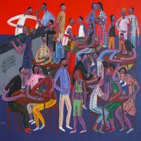 Memories of Red by Kitti Narod contemporary artwork painting