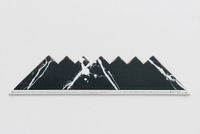 Seven Small Mountains. Wyoming 2017 by Hamish Fulton contemporary artwork sculpture