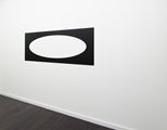 Reflective Editor: One Horizontal Elliptical Hole, Parallel Pattern by Douglas Allsop contemporary artwork 2