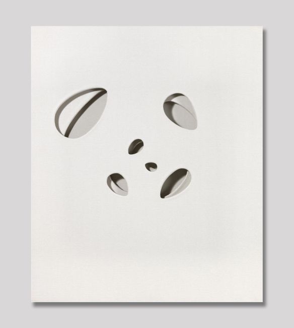 Intersuperficie curva bianca by Paolo Scheggi contemporary artwork