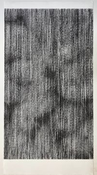 untitled charcoal I (inside out) by Sam Harrison contemporary artwork works on paper, drawing