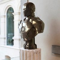 Heroes in Stones (Iron Man) by Leo Caillard contemporary artwork sculpture