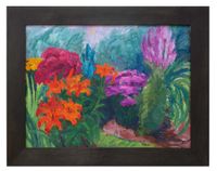 Sommergarten by Emil Nolde contemporary artwork painting, works on paper