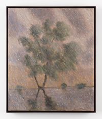 Rainy Tree by Stephen McKenna contemporary artwork painting, works on paper