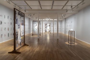 Exhibition view: Jitish Kallat, Echo Verse, Templon, rue Beauborg, Paris (19 March–7 May 2022). Courtesy Templon.