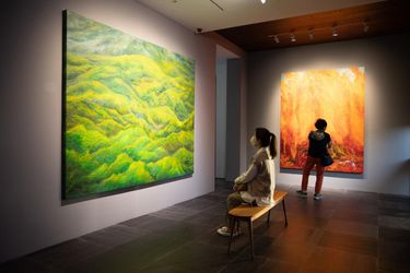 Exhibition view: Leigh Wen, Flow of Life, Live Forever Foundation, Taichung (27 November 2022–25 March 2023). Courtesy Live Forever Foundation.