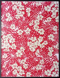 Big Print #2 (Maui Fern - Cotton “Mainsail Cloth” Fall 1949 Design Dorothy Draper, Courtesy Schumacher & Co) by Annette Kelm contemporary artwork photography