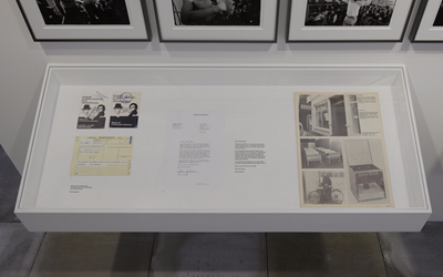 Exhibition view: Joseph Beuys, Boxkampf für die direkte Demokratie, Waddington Custot, London (7 July–7 September 2017). Courtesy Waddington Custot, London. 