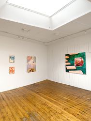Exhibition view: Gaby Collins-Fernandez, Gary Petersen, Kelsey Shwetz, Yorgos Stamkopoulos, Unique Expressions, Hollis Taggart, Southport (3 April–8 May 2021). Courtesy Hollis Taggart.