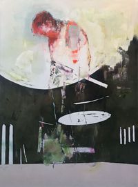 Enjoy the silence by Robert Muntean contemporary artwork painting, works on paper