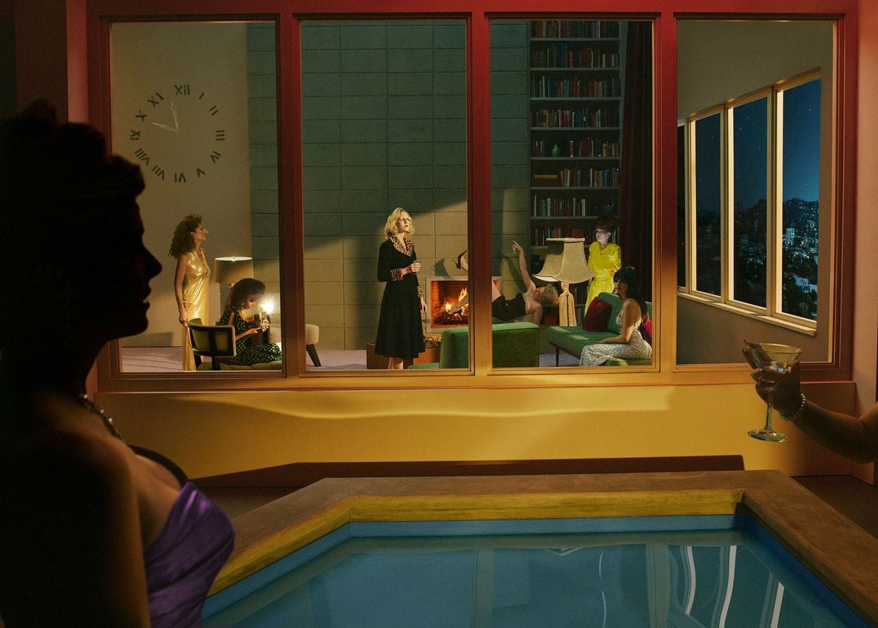 Hidden Hills (After Dark), 2025 by Alex Prager, Archival pigment