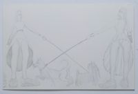 Unlimited Factor (Dog's World, Long Skirts) by Masaya Chiba contemporary artwork works on paper, drawing