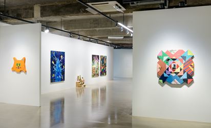 Installation view of 'Cygnus Loop' at Gallery Baton, Seoul, 2019, courtesy of Gallery Baton, photo by Jeon Byung Cheol.