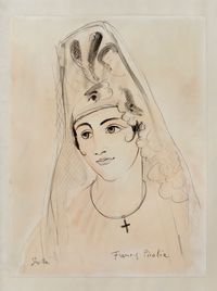 Portrait of a Spanish Woman in Seville by Francis Picabia contemporary artwork works on paper, drawing