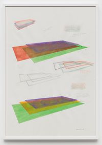 Three-Story Broken by Dóra Maurer contemporary artwork painting, works on paper, drawing