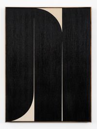 Black #2 by Johnny Abrahams contemporary artwork painting, works on paper