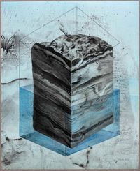 The Humming Basin by Katja Davar contemporary artwork drawing