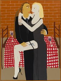 Mr & Mrs. Smith by Claudia Kogachi contemporary artwork painting