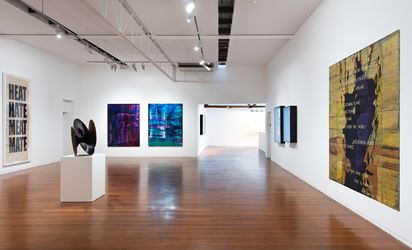 Exhibition view: Group Exhibition, The Like Button, Roslyn Oxley9 Gallery, Sydney (13 December 2018–19 January 2019). Courtesy Roslyn Oxley9 Gallery. Photo: Luis Power.