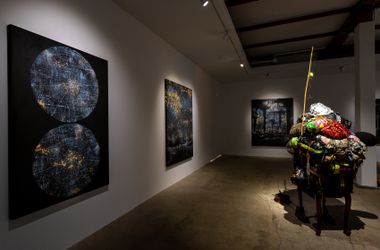 Exhibition view: Michi Meko, Dark was the Night, Cold was the Ground, Kavi Gupta, Washington Blvd, Chicago (4 June–30 July 2022). Courtesy Kavi Gupta. 