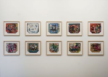 Exhibition view: Fadi Yazigi, No Title, Galerie Tanit, Beyrouth (10 January–29 February 2024). Courtesy Galerie Tanit.