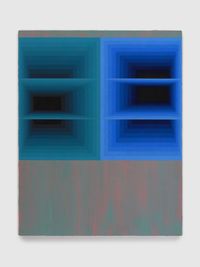 Red/Green Interference by Julian Hoeber contemporary artwork painting, works on paper, drawing