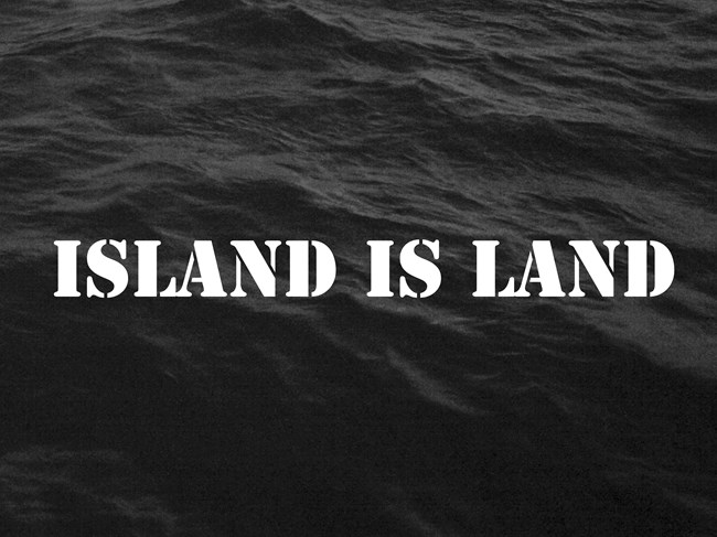 Island is Land by Map Office contemporary artwork