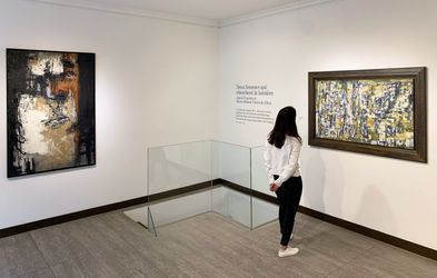 Exhibition view: Maria Helena Vieira da Silva, Juana Francés, Resurgent Light, Galeria Mayoral, Paris (20 January–2 April 2022). Courtesy Galeria Mayoral.