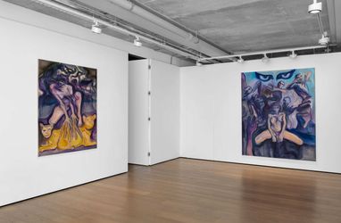 Exhibition view: Ana Karkar, Whole Cookie, Almine Rech, London (30 May–27 July 2024). Courtesy Almine Rech.