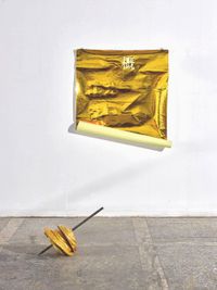 Untitled (Gold) by Wang Jun contemporary artwork installation