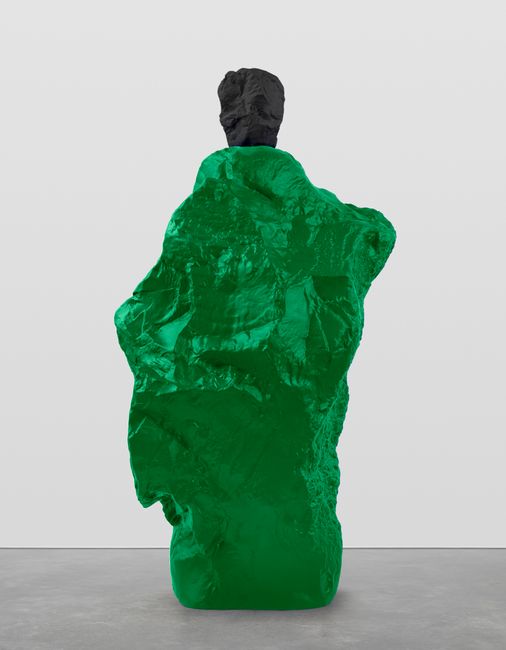 black green monk by Ugo Rondinone contemporary artwork