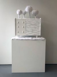 White Sideboard by Kathy Temin contemporary artwork sculpture