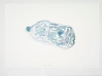 Lost Bottle by Gavin Turk contemporary artwork drawing