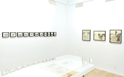 Exhibition view: Paulo Bruscky, Solo Exhibition, Galeria Nara Roesler, New York (1 May–24 June 2017). Courtesy Galeria Nara Roesler.