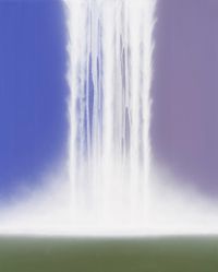 Waterfall on Colors by Hiroshi Senju contemporary artwork painting