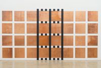 photo souvenir: New grids: low relief - DBNR nº9 by Daniel Buren contemporary artwork sculpture