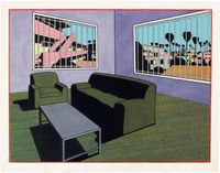 Untitled (Interior) by Ken Price contemporary artwork painting, works on paper, drawing