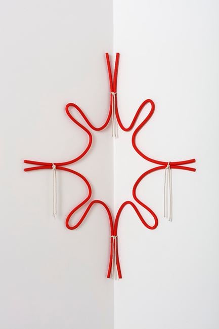 Corner Form with Rope (Pulled Star) by Ricky Swallow contemporary artwork