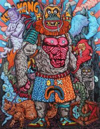 King Kong Mode - The Journey Begin! by Shafiq Nordin contemporary artwork painting