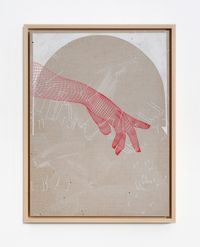 Red Hand by Matthew Stone contemporary artwork painting