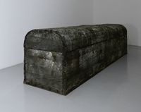 Allegory V - Lead Coffin by Toshikatsu Endo contemporary artwork sculpture